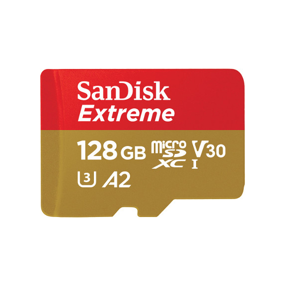 SanDisk 128 GB Extreme microSDXC Card
