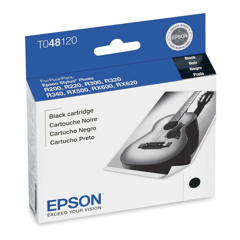EPSON T048120 BLACK INK (R340/RX600)