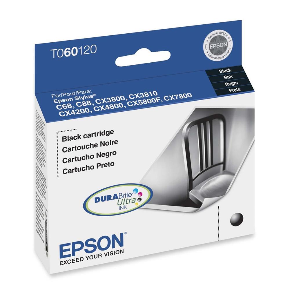 EPSON T060120 BLACK INK STND CAP. (C88)