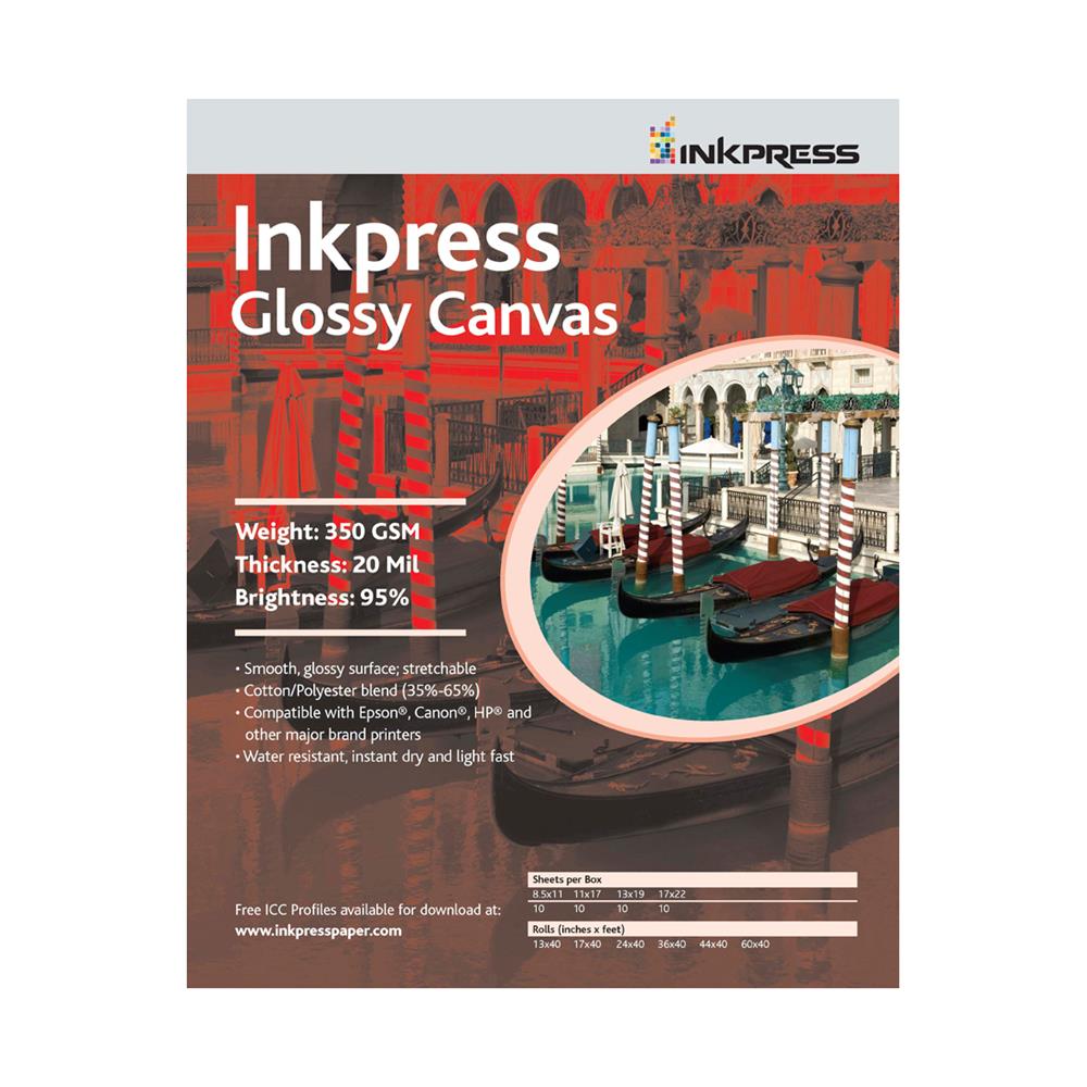 INKPRESS GLOSSY CANVAS 8.5X11 (10SH)