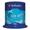 VERBATIM CD-R 80MIN 52X 100PK SPINDLE