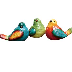 Gift of Hope: Decorative Bird Trio Set