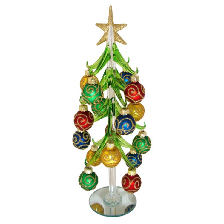 Sparkling Blown-Glass Christmas Tree